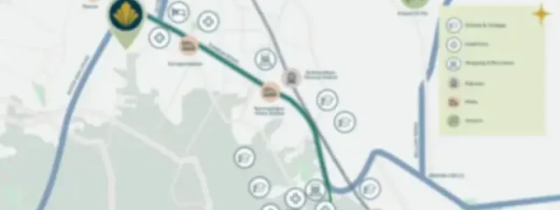 Godrej Bannerghatta Apartment Location Map With Landmarks by Godrej Properties located at Bannerghatta Road, Bangalore Karnataka